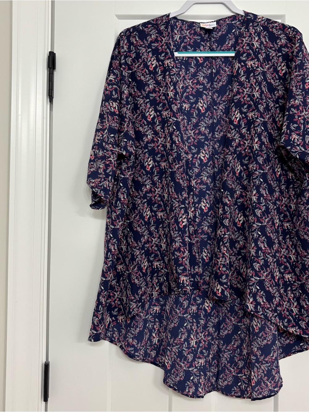 Navy Floral Women’s kimono